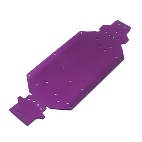 IVLAZLRG 1/14 144010 144001 144002 RC -Auto -Upgrade -Teile Metallbasisplatte kompatibel mit Fernbedienungsautos(Purple) von IVLAZLRG