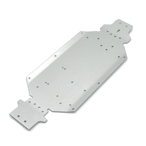 IVLAZLRG 1/14 144010 144001 144002 RC -Auto -Upgrade -Teile Metallbasisplatte kompatibel mit Fernbedienungsautos(Silver) von IVLAZLRG