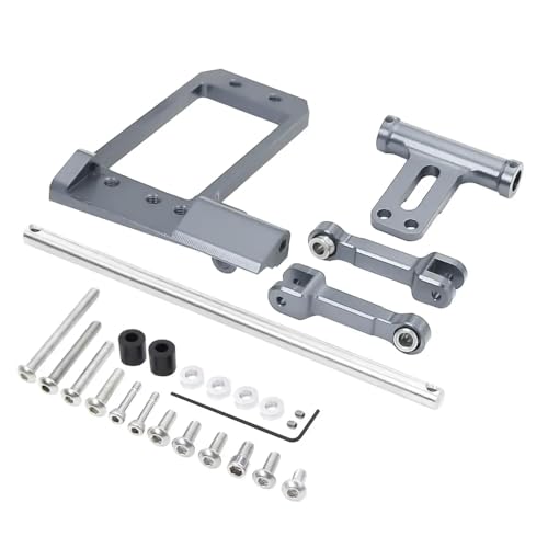 IVLAZLRG 1 10 Vanquish Phoenix VS4 10 F10 Aluminium BAT -Servo -Hydrauliklenkungsverbindungsverbindlichkeit kompatibel mit RC Crawler Portal Achse DIY -Upgrade -Teile für Skalierungsmodelle(Titanium) von IVLAZLRG