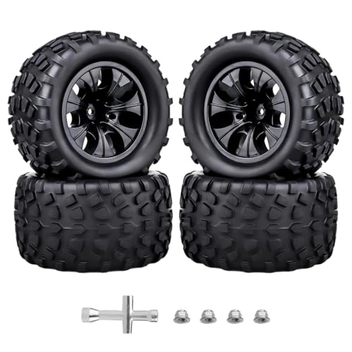 IVLAZLRG 12 mm Sechskant vorgeklammertes RC-Radreifen mit Fahrzeugen mit 1/10-Skala wie Stampede 4x4 und 2WD kompatibel IVLAZLRG 12 mm Sechskant vorgeklammertes RC-Radreifen mit Fahrzeugen mit 1/10-Skala wie Stampede 4x4 und 2WD kompatibel von IVLAZLRG