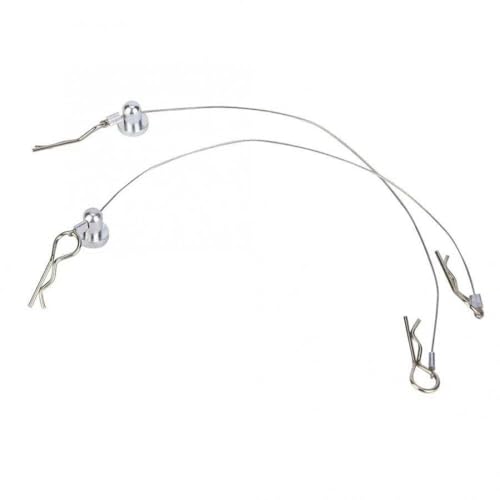 IVLAZLRG 160 -mm -Körperschalen -Draht -Clip -Stift mit Schraubenhalterung, kompatibel mit 1/10 RC -Zubehör für Ersatzteile(Black) von IVLAZLRG