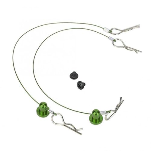 IVLAZLRG 160 -mm -Körperschalen -Draht -Clip -Stift mit Schraubenhalterung, kompatibel mit 1/10 RC -Zubehör für Ersatzteile(Silver) von IVLAZLRG