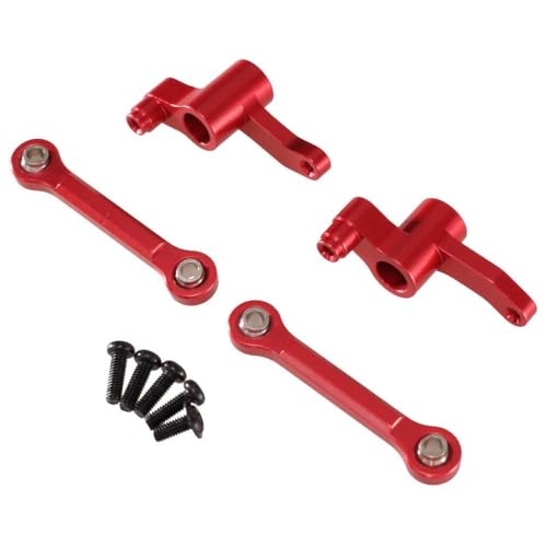 IVLAZLRG 18101 18102 Metall -Upgrade -Teile für 1 18 Skala RC -Auto kompatibel mit vorderem Hecklenzlenker -Lenkschalter Schockturm Körper Post -Link -Stangenzubehör(SCY-R-02) von IVLAZLRG