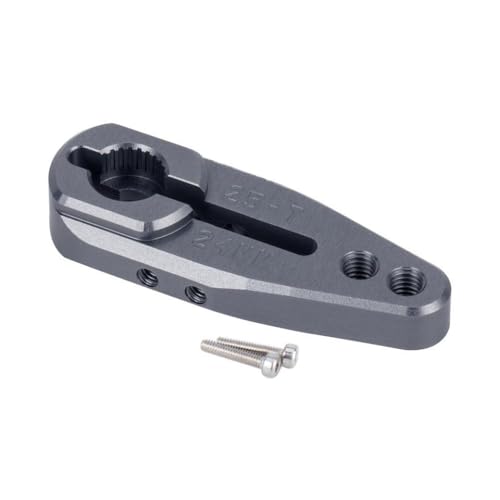 IVLAZLRG 25T Servo Horn 20/24mm kompatibel mit Protek Savox Futaba -Servos für 1/10 Buggy Raider 2WD 7075 Aluminiumklemme(Titanium 24mm) von IVLAZLRG