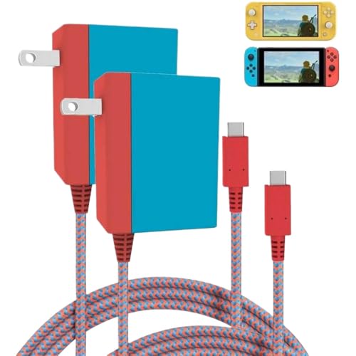 IVLAZLRG 2PCS -Ladegerät für Switch 5V/1,5A und 15 V/2,6A kompatibler Wechselstromversorgungsadapter für den TV -Modus schnell von IVLAZLRG