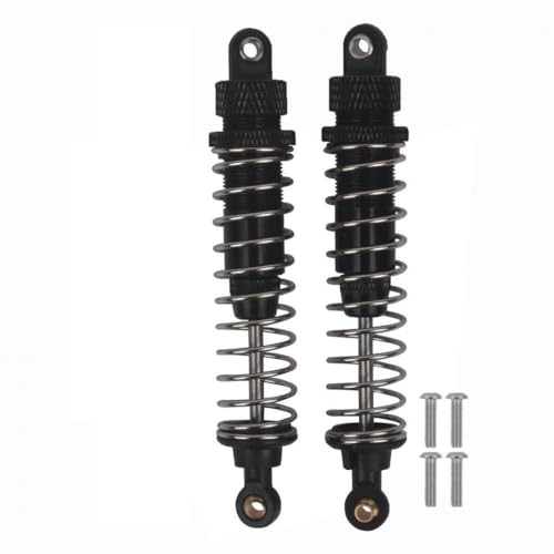 IVLAZLRG 2pcs 75 mm 85 mm 95 mm 105 mm Aluminiumöl gefüllt mit Öldämpfer für 1/10 RC-Crawler-Autos und Offroad-Buggys 1/10 Skala(Black 105mm 2pcs) von IVLAZLRG