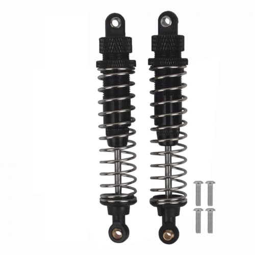 IVLAZLRG 2pcs 75 mm 85 mm 95 mm 105 mm Aluminiumöl gefüllt mit Öldämpfer für 1/10 RC-Crawler-Autos und Offroad-Buggys 1/10 Skala(Black 95mm 2pcs) von IVLAZLRG