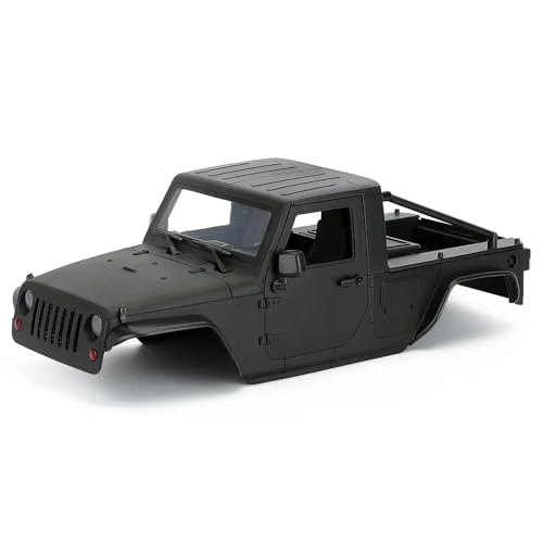 IVLAZLRG 313 -mm -Radstand 12 3 Zoll unangemessener Kunststoff -Kit -Karosserie -Karosserie -Schale mit 1 10 Skala RC Crawler 90046 kompatibel(CSL-CK04-BK) von IVLAZLRG