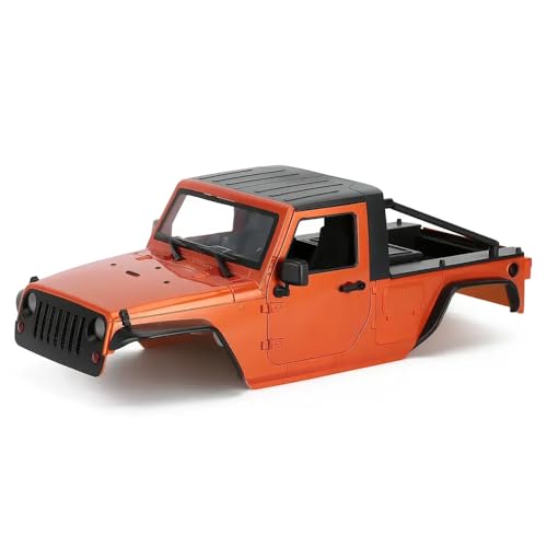 IVLAZLRG 313 -mm -Radstand 12 3 Zoll unangemessener Kunststoff -Kit -Karosserie -Karosserie -Schale mit 1 10 Skala RC Crawler 90046 kompatibel(CSL-CK04-OG) von IVLAZLRG