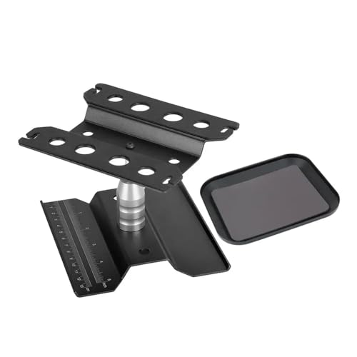 IVLAZLRG 360 Grad rotierende RC -Autoarbeitsständer Reparaturstation mit Schraubverlust für 1/10 1/12 1/16 kompatible RC -Autos(Black) von IVLAZLRG