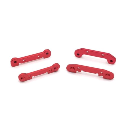 IVLAZLRG 4PCS Metallverstärkte Schwungarm, kompatibel mit 1/12 124018 124019 1/14 144001 144010 RC -Autoteilezubehör(Red) von IVLAZLRG