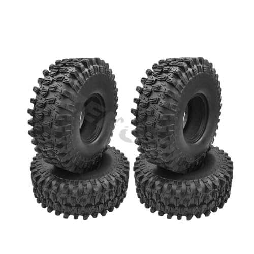 IVLAZLRG 4pcs 1/10 Skala Rock Crawler Car 1,9 Zoll Softreifen 108 mm 120 mm mit Schäumen, die mit verschiedenen RC -Modellen kompatibel sind(120MM Tires) von IVLAZLRG