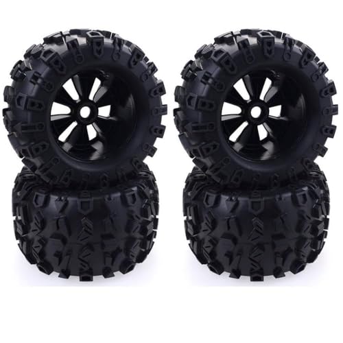 IVLAZLRG 4pcs 1/8 Skala 17mm Hex RC -Reifen und Räder für maxx tmaxx revo 33(8483 Tire) von IVLAZLRG