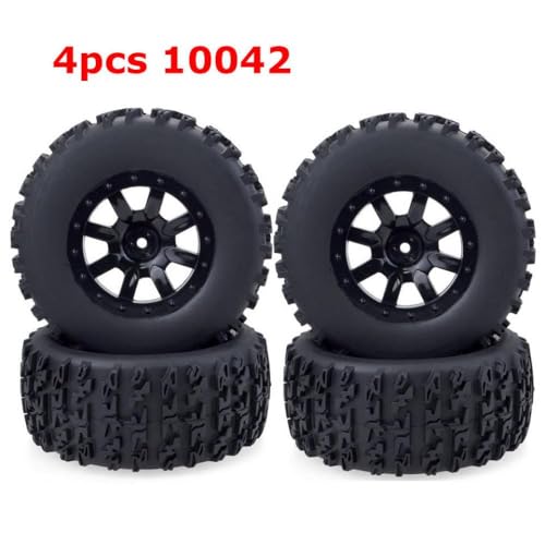 IVLAZLRG 4pcs 1:10 115 mm 110 mm kurzer Kursrad Rand und Reifen, die mit LRP RC -Autos kompatibel sind(10042) von IVLAZLRG