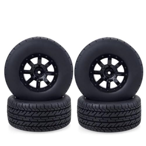 IVLAZLRG 4pcs 1:10 115 mm 110 mm kurzer Kursrad Rand und Reifen, die mit LRP RC -Autos kompatibel sind(10044) von IVLAZLRG