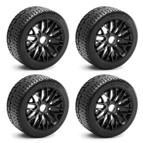 IVLAZLRG 4pcs 100x42mm RC -Reifen 17mm Sechser(Black) von IVLAZLRG