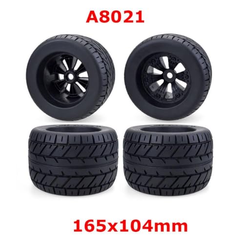 IVLAZLRG 4pcs 17mm Hex Hub Gummi -Schwammreifen für 1/8 -Skala -RC -Autos und Buggys 170 mm 165 mm Räder(A8021) von IVLAZLRG