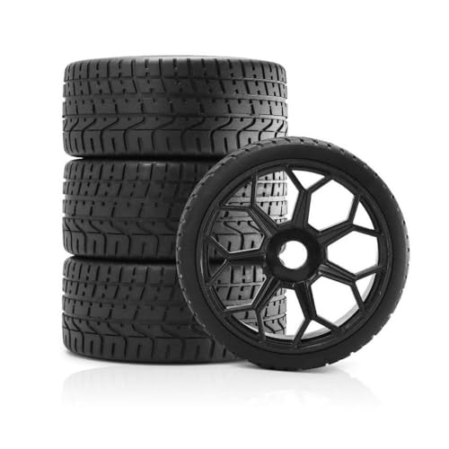 IVLAZLRG 4pcs 2,9 -Zoll -RC -Reifen 3,94 Zoll OD mit Wabenrädern, die mit Einer Verstöße gegen Straftaten kompatibel sind(Black) von IVLAZLRG