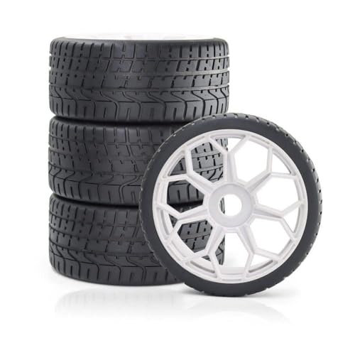 IVLAZLRG 4pcs 2,9 -Zoll -RC -Reifen 3,94 Zoll OD mit Wabenrädern, die mit Einer Verstöße gegen Straftaten kompatibel sind(White) von IVLAZLRG