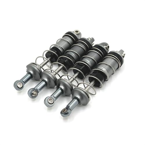 IVLAZLRG 4pcs Metallöl -Stoßdämpferdämpfer, kompatibel mit 1 16 -Skala -RC -Autos FITS -Modelle 16101 16102 16103 Upgrade -Ersatzteile(Titanium) von IVLAZLRG