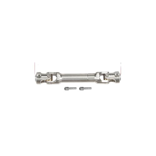 IVLAZLRG 5 mm universelles Gelenkantriebswelle kompatibel mit 1/10 RC Car Crawler -Modellen wie Element TF2 und CC01 in Edelstahl(84-99mm) von IVLAZLRG