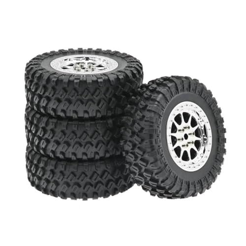 IVLAZLRG 70 -mm -Reifenklemme -Rad kompatibel mit Mn Mn98 Mn99S MN82 C14 C24 C34 B14 B24 RC -Auto -Upgrade Teile Zubehör(Silver) von IVLAZLRG