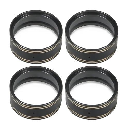 IVLAZLRG 95 g Messing 1,9 -Zoll -Perldlock -Rad -Wadelgewichte Innen Klemme -Ringe kompatibel mit 1/10 RC -Rock -Crawlern und Elementmodellen(4PCS Black) von IVLAZLRG