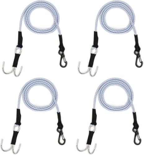 IVLAZLRG AMK 4PCS 28in1 10 Elastic -Schleppseile mit Haken und kinetischen Winchgurmen, die mit TRX6 Gen7 Gen8 RC -Autoboot kompatibel sind(Blue) von IVLAZLRG