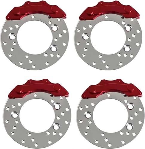 IVLAZLRG AMK Messing Counter Gewichtsportalachse Gehäuse mit 1/10 RC Crawler TRX6 Bronco Upgrade -Set von 8 kompatibel(Brake Disc) von IVLAZLRG