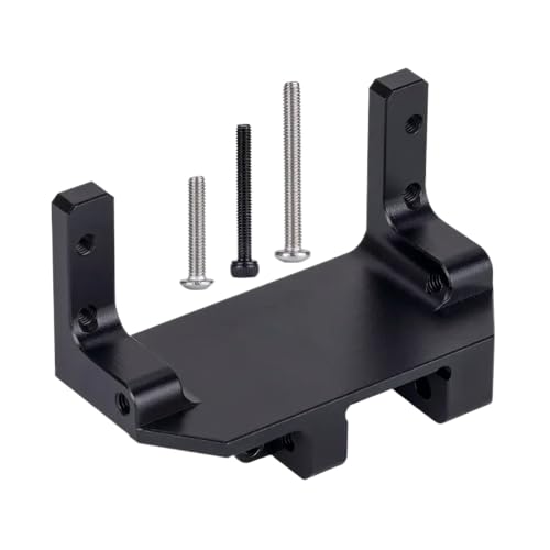 IVLAZLRG AR45P-Portalachse Servo-Halterung für 1/10 Skala RC Crawler Car kompatibel mit 4-Link-Aufhängung Aluminium-Upgrade-Teile(Black) von IVLAZLRG