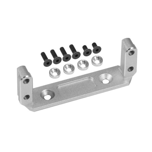 IVLAZLRG Aluminium CNC Servo -Mount, kompatibel mit 1/10 RC Crawler Vehicles UTB10 Vanquish F9 III Portal Achse SOA 4WD -Upgrade -Teile(Silver) von IVLAZLRG