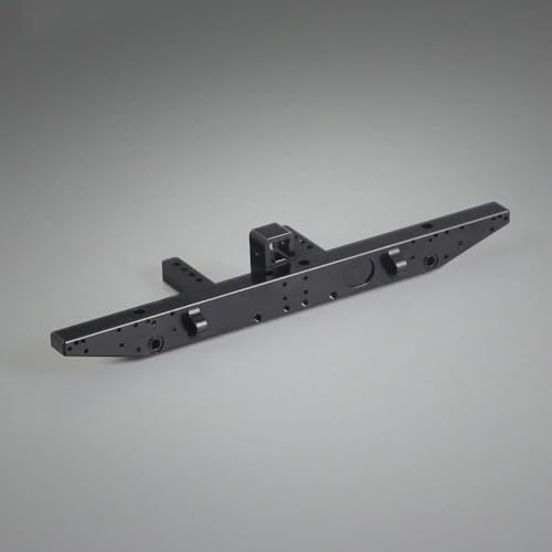 IVLAZLRG Aluminium Classic Bulle Bar Front und Heck Stoßfänger mit Winde und Schlepptau -Hakenmontage kompatibel mit 1/10 RC Crawler -Upgrade(Rear Bumper) von IVLAZLRG