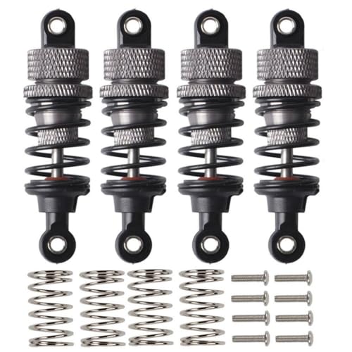 IVLAZLRG Aluminium-Stoßdämpfer Öldämpfer kompatibel mit 1/10 RC-Drift-Autos Onroad Touring Vehicles TT02 M05 TA03(57mm-Gray) von IVLAZLRG