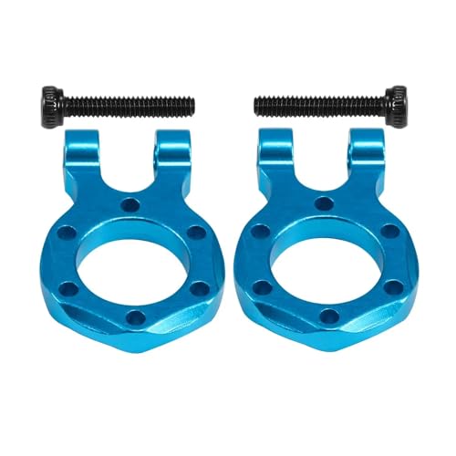 IVLAZLRG Aluminium Tow Hook D-Ring Winch Stoßfänger kompatibel mit 1/10 RC Crawler-Element TF2 CC01(Blue) von IVLAZLRG