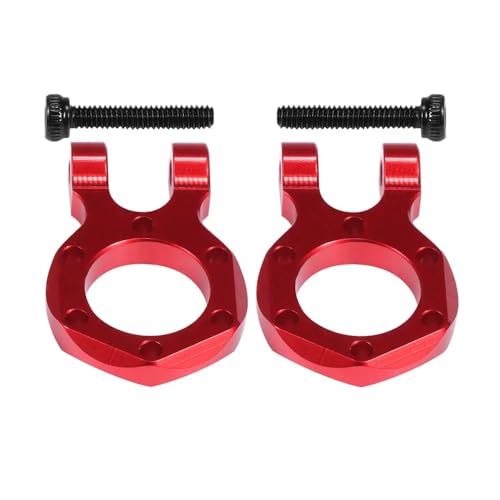 IVLAZLRG Aluminium Tow Hook D-Ring Winch Stoßfänger kompatibel mit 1/10 RC Crawler-Element TF2 CC01(Red) von IVLAZLRG