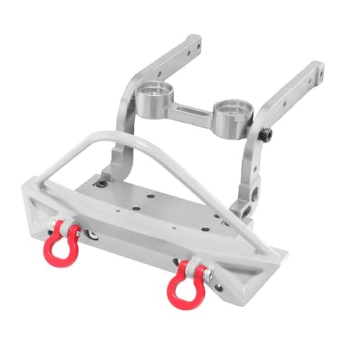 IVLAZLRG Aluminium vordere Stoßfänger mit elektrischer Winde, kompatibel mit Hyper GO H12Y H12Y RC -Auto -Upgrade -Teile und Zubehör(Silver) von IVLAZLRG
