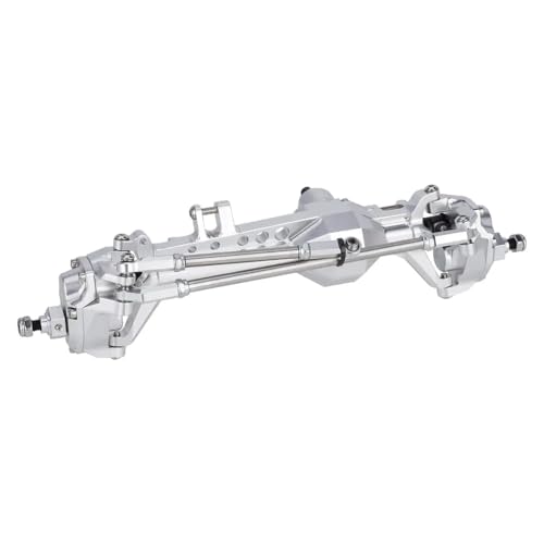 IVLAZLRG Bearbeitete Aluminium-Portalachse vordere und hintere Portalachse kompatibel mit 1/10 RC Crawler Vanquish VS4-10 Phoenix F10-Chassis-Upgrade-Teile(Silver Front Axle) von IVLAZLRG