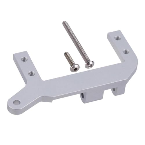 IVLAZLRG CNC Aluminium vordere Achsenhalterung Servo -Mount -Ständer kompatibel mit 1/10 RC Crawler Cars Upgrade -Teile(Silver) von IVLAZLRG
