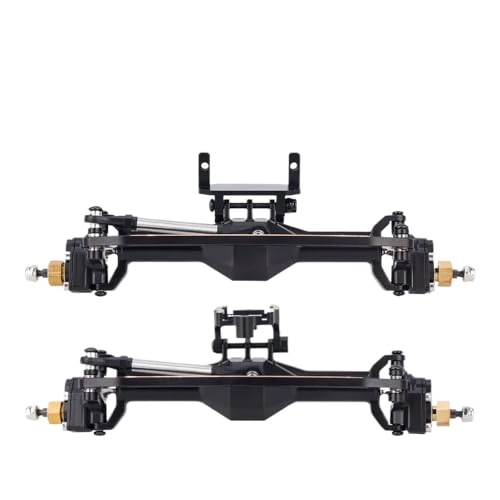 IVLAZLRG CNC bearbeitete Messingachse mit Lay Down Servo Mount und Verbindungen, die mit 1/18 RC -Crawler -Teilen von 1/18 kompatibel sind von IVLAZLRG
