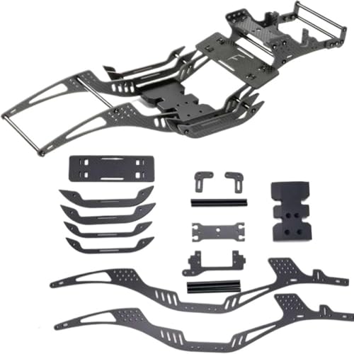 IVLAZLRG Carbonfaser -RC -Chassis -Rahmenkit für 1 10 -Skala -Rock Crawler Gen3 Chassis Rails kompatibel mit verschiedenen RC -Crawler -Modellen von IVLAZLRG