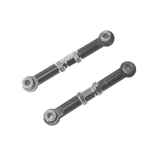 IVLAZLRG Einstellbare Lenkstange für kompatible Hyper GO16207 16208 16029 16210 H16 14209 14210RC Auto Metall -Zubehör verbessertes Zubehör(Titanium) von IVLAZLRG