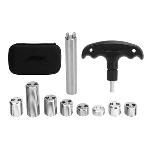IVLAZLRG Einstellbares Gewicht Pool Cue Bolts Billard Schraubenschwerwerkzeug kompatibel mit Standard -Hinweisen von IVLAZLRG