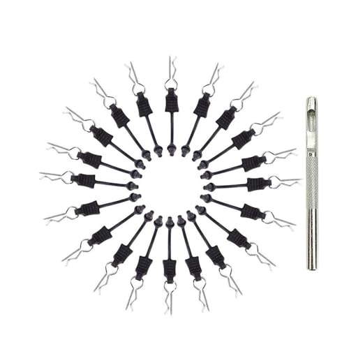 IVLAZLRG Flexibler Gummihalter, um den Verlust von Körperklammern für Hyper GO 1/12 1/14 1/16 kompatible RC -Autoteile zu verhindern(20pcs) von IVLAZLRG