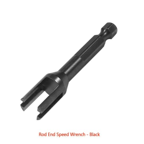 IVLAZLRG Gerade Winkel Kunststoff M4 -Stabenden mit 7 mm Drehkugel kompatibel mit 1/10 RC Crawler -Element TF2 CC01 Link Building(Black Tool) von IVLAZLRG