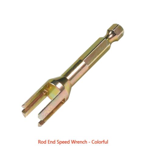 IVLAZLRG Gerade Winkel Kunststoff M4 -Stabenden mit 7 mm Drehkugel kompatibel mit 1/10 RC Crawler -Element TF2 CC01 Link Building(Colorful Tool) von IVLAZLRG