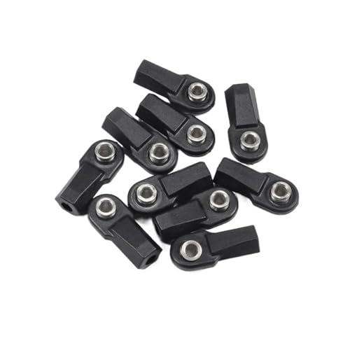 IVLAZLRG Gerade Winkel Kunststoff M4 -Stabenden mit 7 mm Drehkugel kompatibel mit 1/10 RC Crawler -Element TF2 CC01 Link Building(Straight 10PCS) von IVLAZLRG