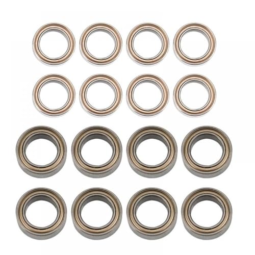 IVLAZLRG Hyper GO 16207 H16BM 16889 16889A 1/16 14301 14210 H14BM 1/14 Kompatible RC -Autolager Teile Zubehör(16PCS) von IVLAZLRG