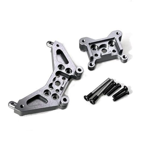 IVLAZLRG Hyper Go 1/14 Skala RC -Autoteile 14301 14302 14303 Kompatible vordere Heck -Stoßdämpfer -Upgrade Metallzubehör für Fernbedienungsfahrzeuge(Titanium) von IVLAZLRG