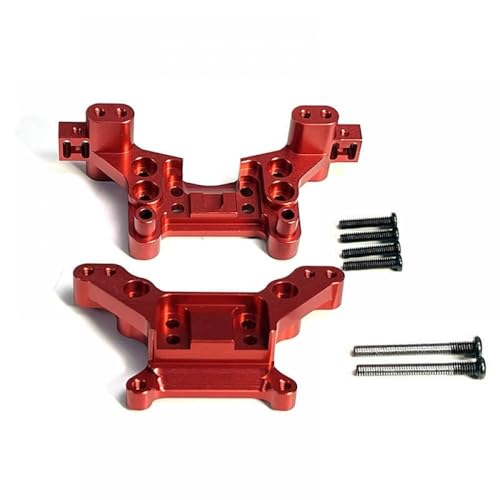 IVLAZLRG Hyper Go RC -Autoschockhalterungen H16 16207 16208 16209 16210 Metall vorne Heck -Upgrade -Teile mit 1 16 -Skala -Fernbedienungsautos kompatibel(Red) von IVLAZLRG