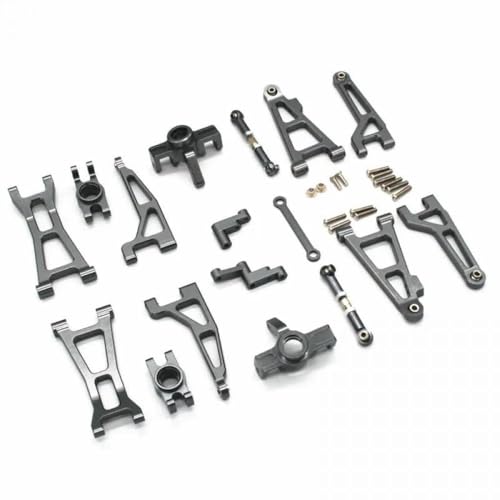 IVLAZLRG Hyper Go -kompatible Ersatzteile 16207 16208 16209 16210 H16H Geändert RC Drift Car Fernsteuerung Metall Upgrade Zubehör(Titanium) von IVLAZLRG